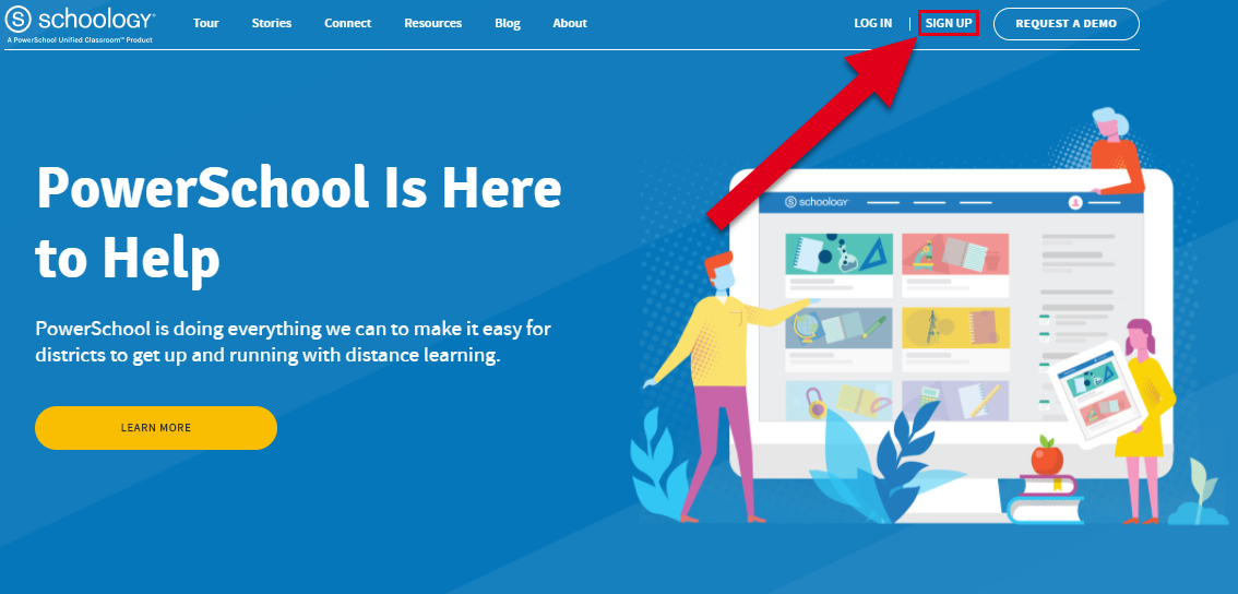 Sign Up Button